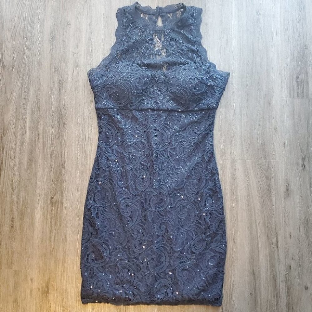 Sequin Lace Dress